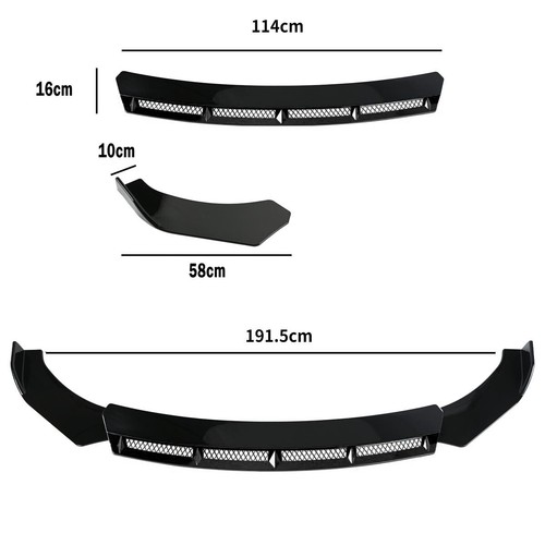 High Quality Front Bumper Spoiler Splitter Lip For Ford 2014-21 Transit Connect - Picture 3 of 11