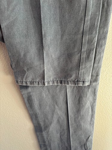 NWOT Peter Millar Mens Blue Pleated Front Chino Pant Size 34 X 36 Pockets - Picture 4 of 8