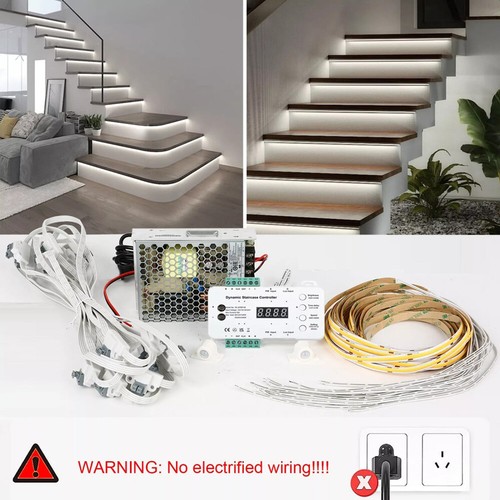 Intelligent Motion Sensor Stair Light PIR Motion detector 22 steps 3000K/4000K - Picture 5 of 24