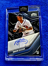 2023 Topps Chrome Black Vaughn Grissom Rookie Autograph Sealed On Card #CBA-VG