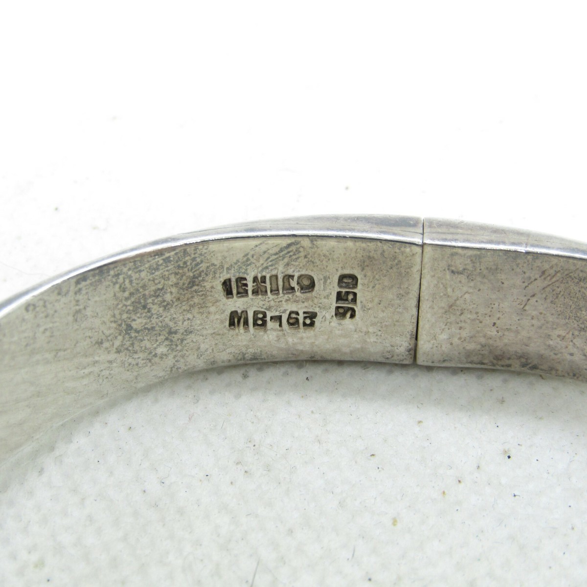 アクセサリー MEXICO jewelry silver bracelet 925 Sterling Silver Vintage Mexico Modernist Bracelet 7.5
