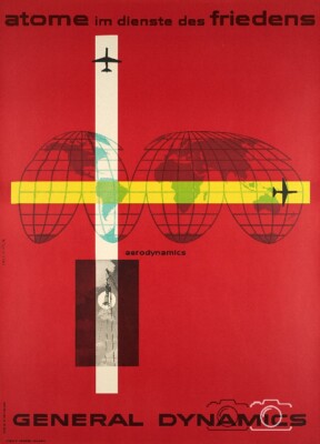 PUB GENERAL DYNAMICS Rtjz-POSTER HQ 45x60cm eines VINTAGE POSTERS