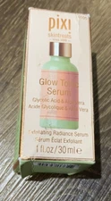 PIXI Skintreats -Glow Tonic Serum- Glycolic Acid & Aloe Vera 1.01 Fl Oz.30ml