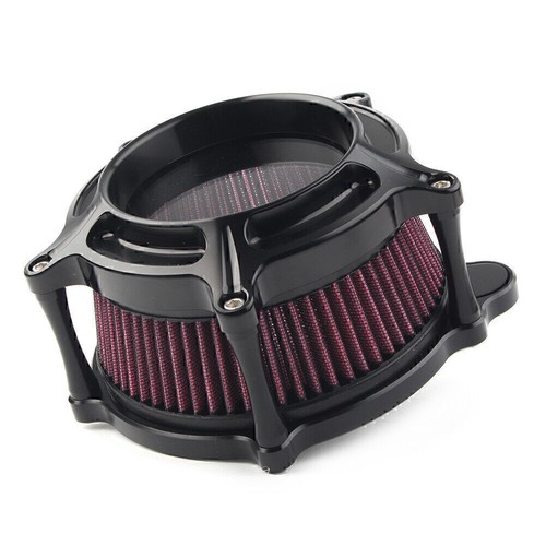 CNC Air Cleaner Intake Filter Fit Harley Dyna Softail Fatboy Touring Glide FLHT - Picture 7 of 11