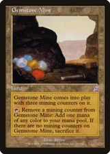 Gemstone Mine Time Spiral - Timeshifted NM Land Special MAGIC CARD ABUGames