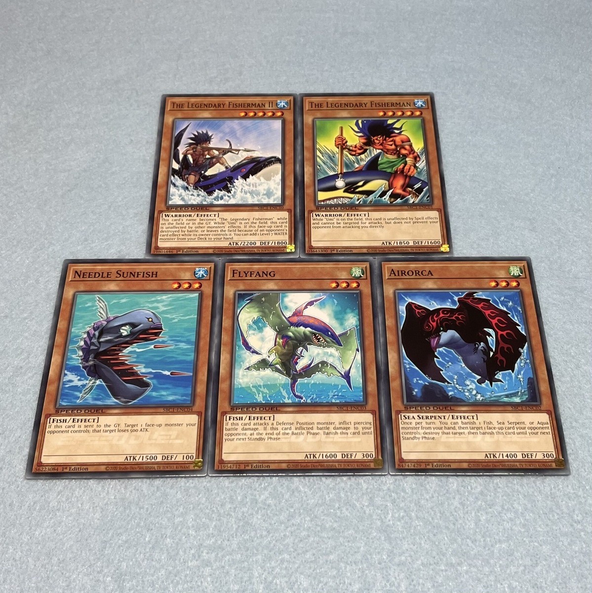 Yugioh Mako Tsunami Premium 60 Card Deck The Legendary Fisherman +