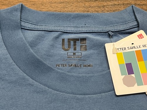 Uniqlo x Peter Saville "Times Change” Shirt Medium Factory Records New Order NWT - Picture 3 of 5