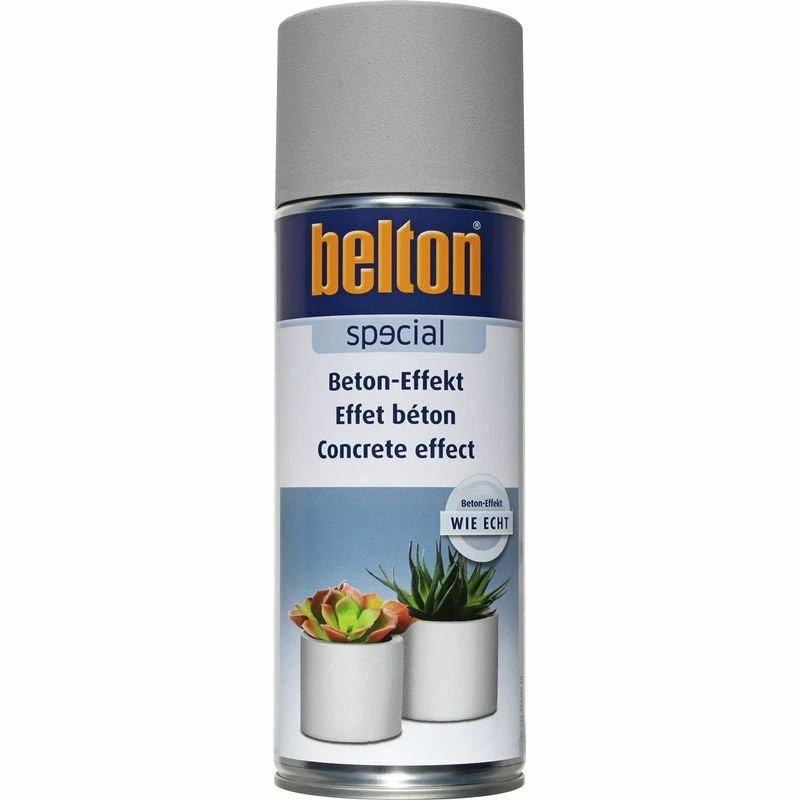 Beton Effekt Optik 400ml Belton Special Lackspray Spray Sprühdose Deko 323494