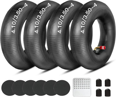 4.10/3.50-4 410/350-4 Inner Tube with TR87 Bent Valve Stem Replacement for 10'' T