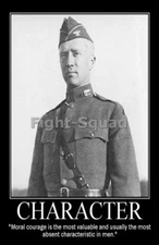 WW2 Picture Photo General George Patton quote about Character  2839