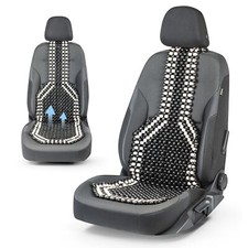 Sitzauflage aus Holzperlen, Sitzaufleger Holzkugel, Massage Autositzauflage