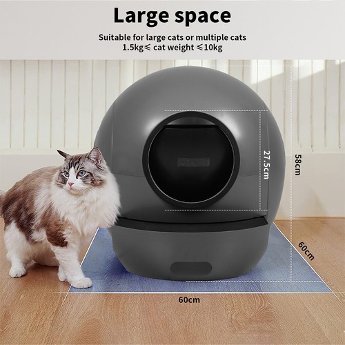 Pawz Automatic Smart Robot Cat Litter Box Self-Cleaning Enclosed Kitty Toilet - Picture 7 of 12