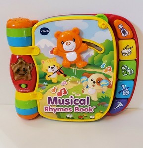 Musical Nursery Rhymes Libro De V Tech Bebe Nino Educativo Ebay
