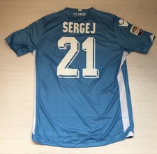  3901 MACRON LAZIO M15 MAGLIA GARA HOME UFFICIALE 21 SERGEJ MAGLIETTA 58070800