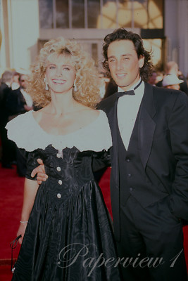 35 mm Farbfolie Schauspielerin Sängerin Olivia Newton-John 1989 Q48