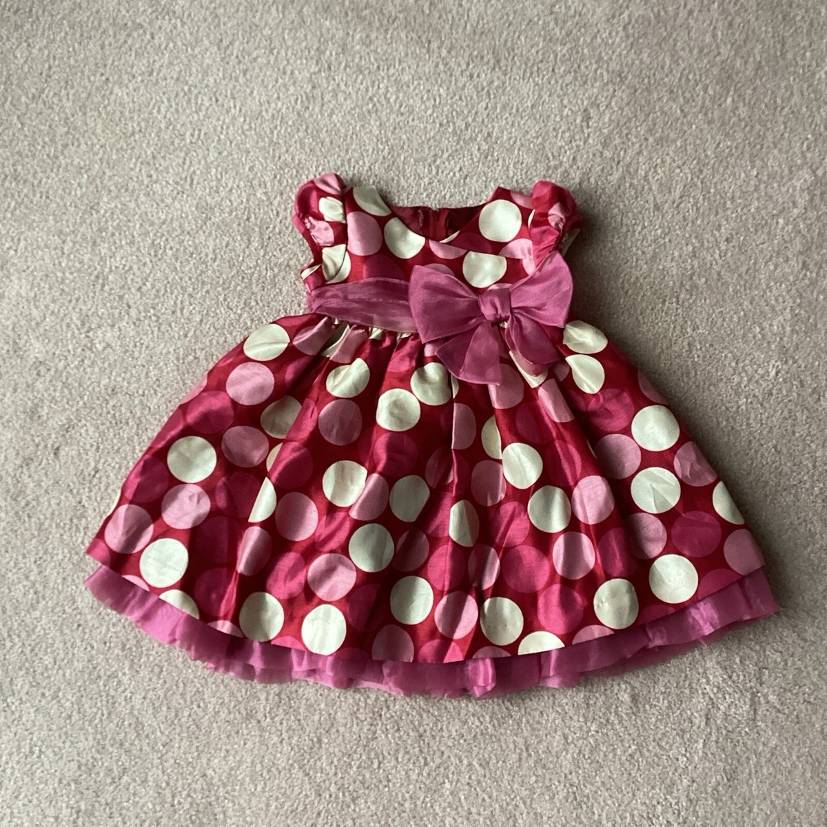 12 month party dress Baby Girl 1st Birthday Dress Toddler 12 Months Party Baptism Outfit Pink  Knee-Length from Dhgate Girl's Dresses