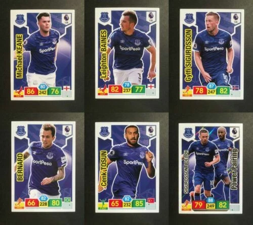 Premier League Football Everton Original Sports Trading Cards & Accessories