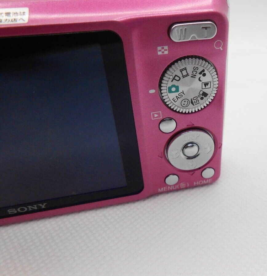 Exc+5 wz/Charger] Sony Cyber-shot DSC-W220 12.1MP Pink Compact