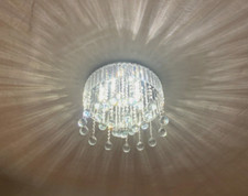 Lampadario di cristallo 6 luci G9 Premium Moderna ed elegante Plafoniera rotonda