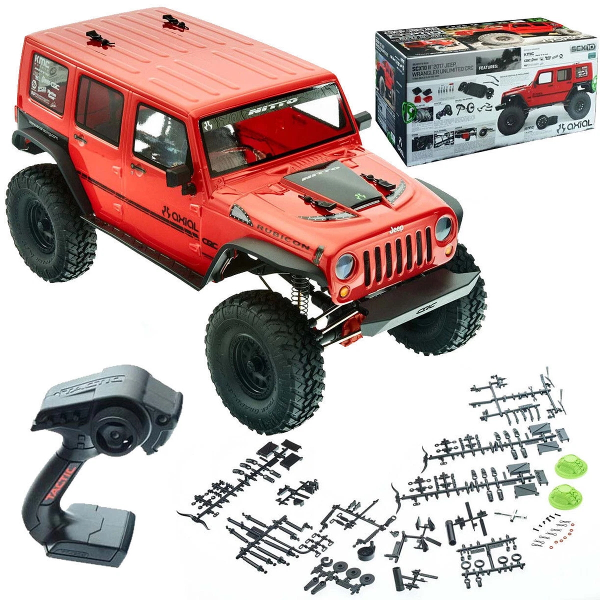 Axial 1 10 SCX10 II 2017 Jeep Wrangler Unlimited RC Crawler RTR