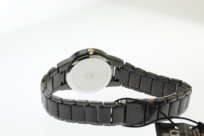 Ladies Citizen GA1055-57F Eco-Drive Axiom Black Stainless Steel