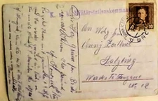 BOHEMIA & H BROK AU 1918 TO GERMANY WAR