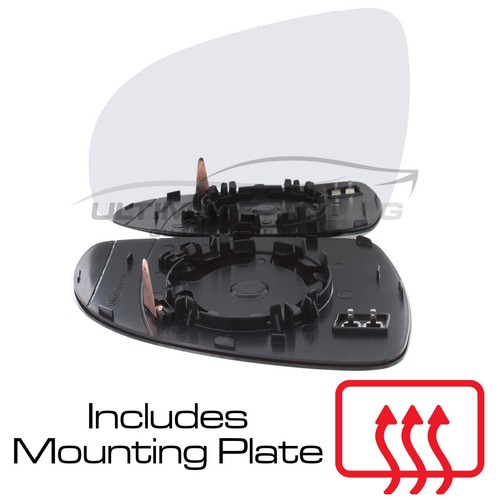 Wing Mirror Glass For Kia Sportage QL 20162022 Heated Convex Passenger