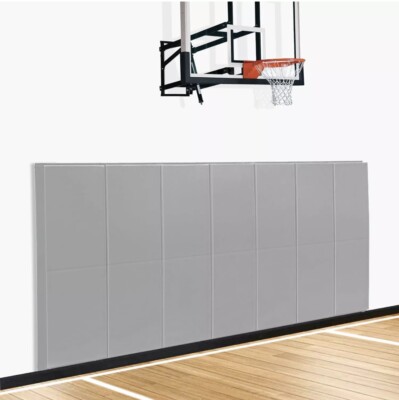 Wall Mount 2'' Thick Foam Protection Pad, Gym Basketball-Court Durable Waterproof