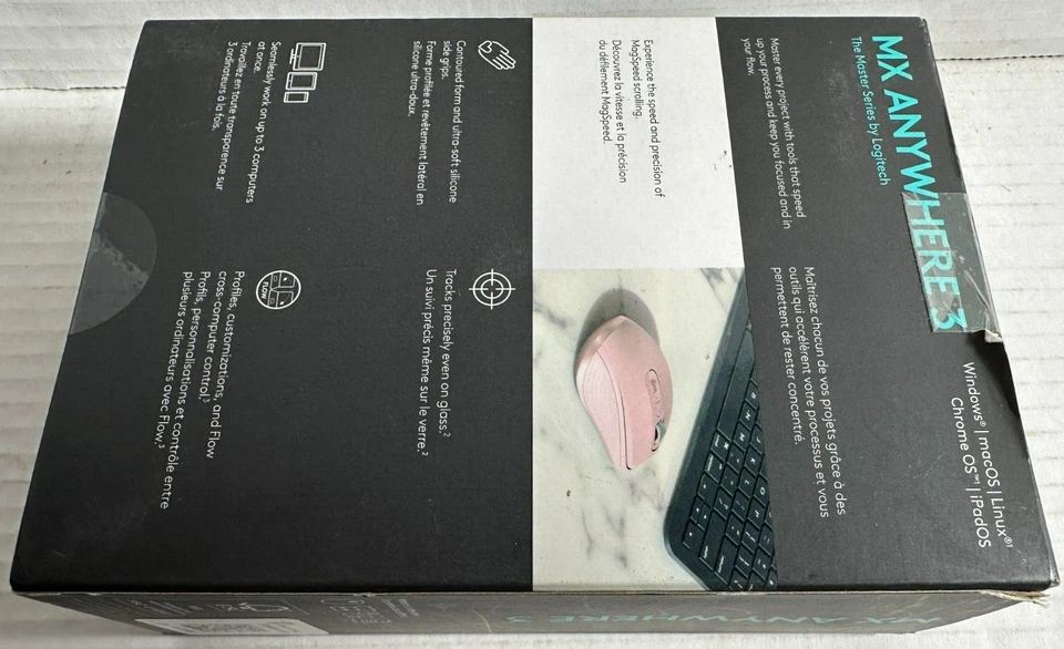Set 2 Logitech MX Keys Mini & MX Anywhere 3 Pink Keyboard & Mouse Combo *SEALED* - Image 4 of 4