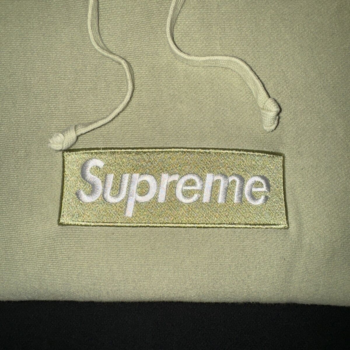 Size L - Supreme Box Logo Sage Green Hoodie Men's FW16 Size L - Supreme Box Logo Sage Green Hoodie Men's FW16