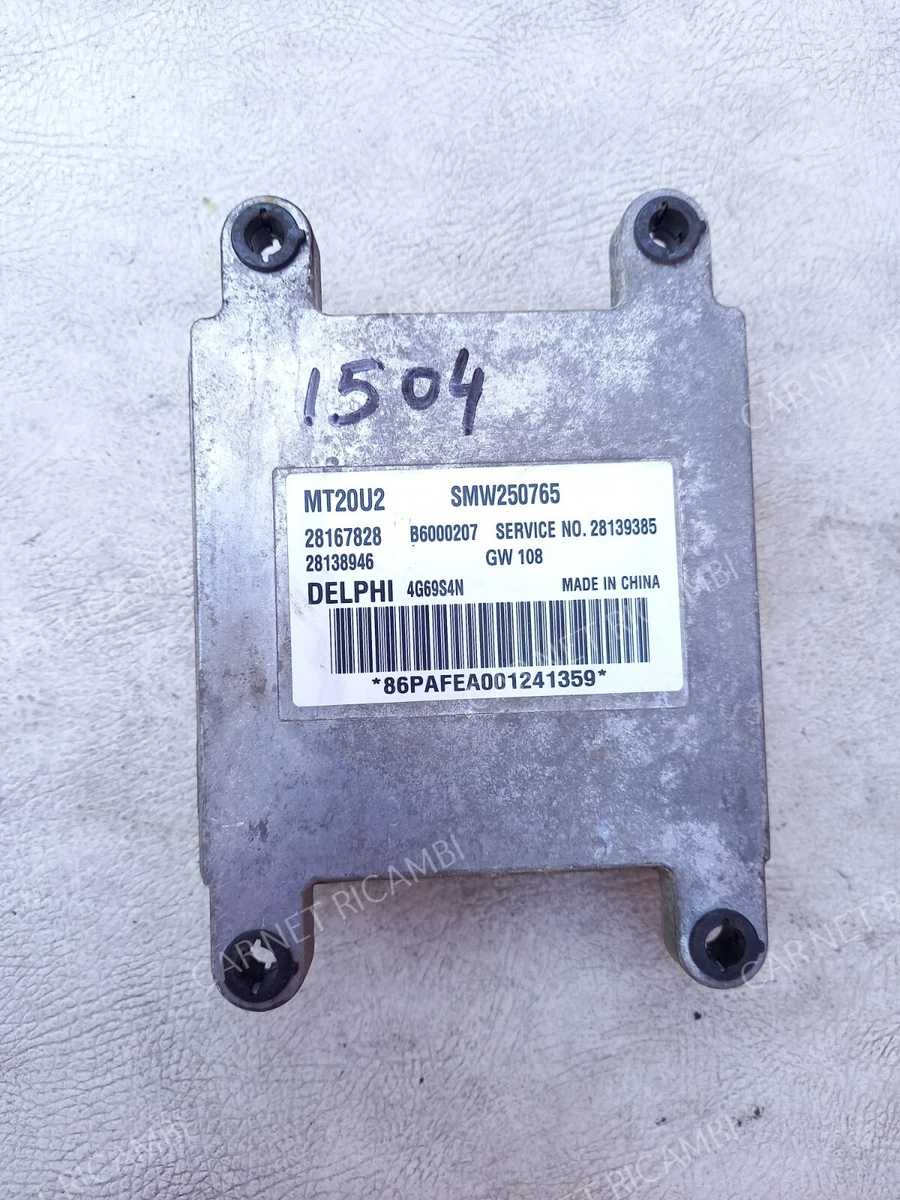 MT20U2 SMW250765 DELPHI 4G69S4N 28139385 CENTRALINA MOTORE GREAT  