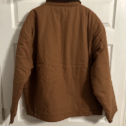 CornerStone - Chaqueta de Trabajo de Lona con Cuello de Tela MARRÓN J763 Talla 3XL - Imagen 12 de 16