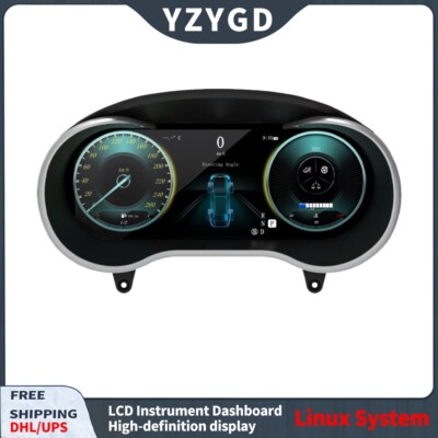 For Mercedes Benz C Class W205 GLC X253 2015-2019 LCD Digital Cluster Instrument