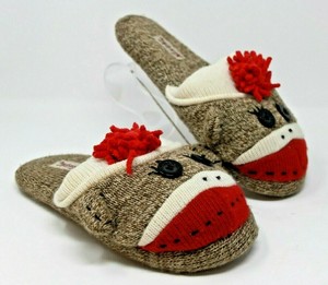 women's monkey slippers