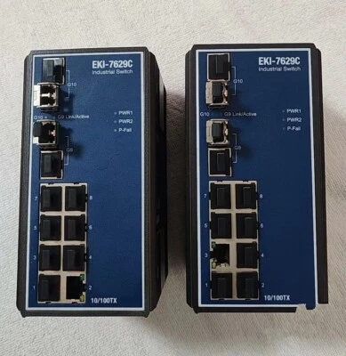 1 Stück gebrauchter EKI-7629C Ethernet Switch von Fedex oder DHL #N669P YF - Bild 1 von 2