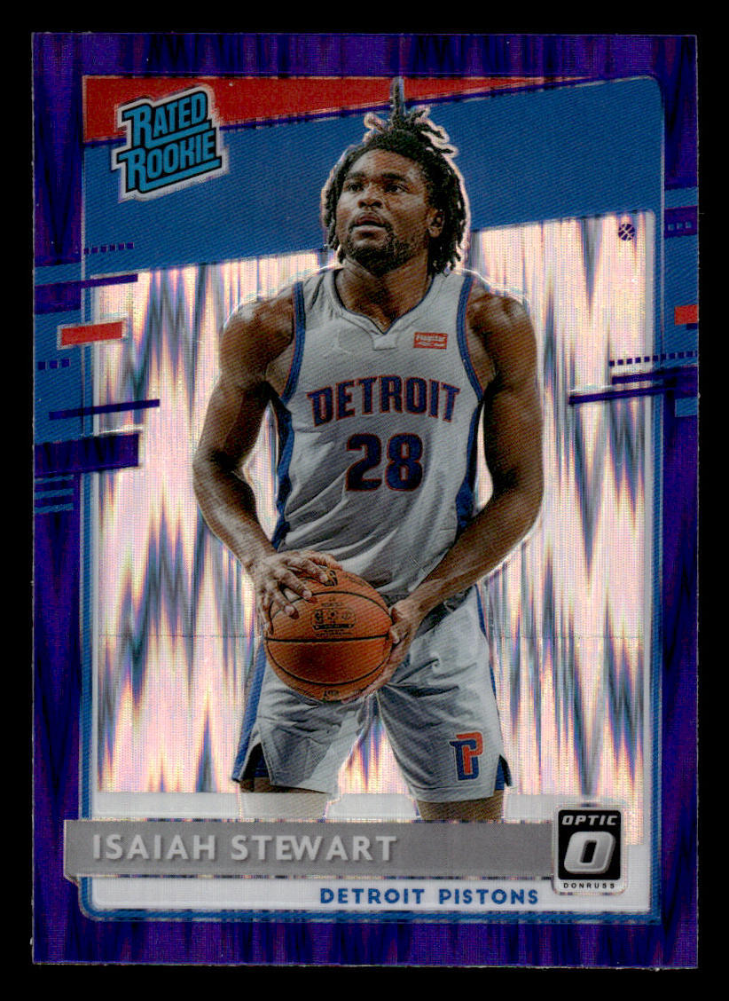 Isaiah Stewart 2020-21 Donruss Optic Purple Shock #166