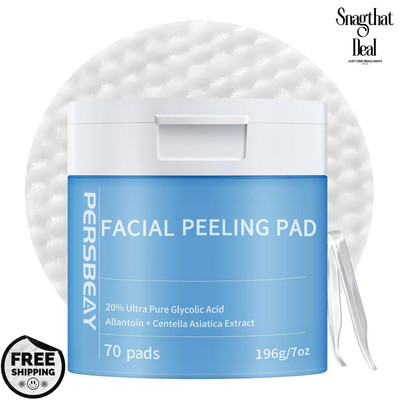 Persbeay: Glycolic Acid Pads, Exfoliating Toner Pads for Facial Radiance