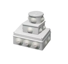 CASSETTA SCATOLA DI DERIVAZIONE STAGNA CON PASSACAVI TONDA/QUADRA VARIE MISURE
