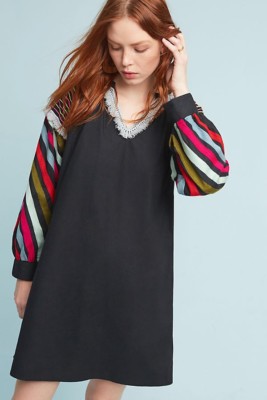 Chantik Chevron Embellished Beaded.dress
