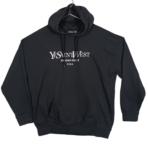 Copied - Boohoo Ye Saint West Jogger Hoodie Set Size 20/22 - Picture 3 of 7