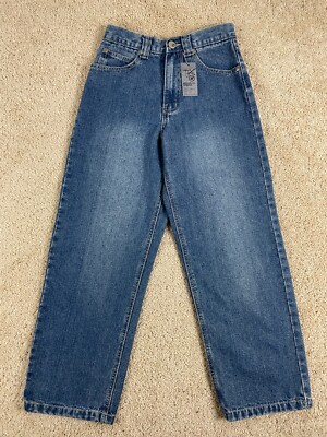 Brooklyn Xpress Denim Jeans Girls 24x25 Regular Fit Straight Leg Pockets Blue