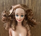 Barbie Redhead Ringlet Curls Green Eyes Soft Head TLC Vintage 90s HTF