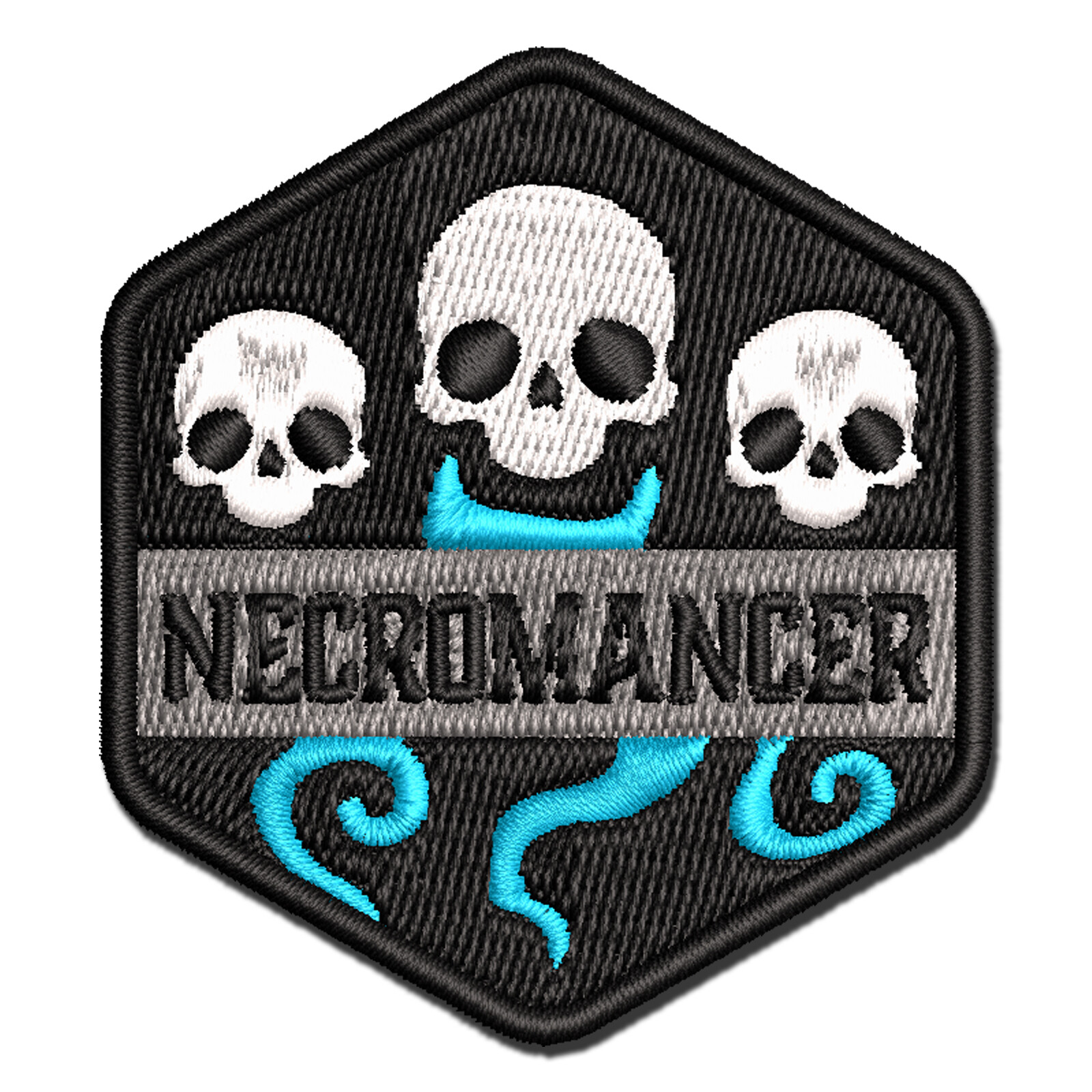 RPG Class Necromancer Games Fantasy Gaming Embroidered Iron-On Patch Applique