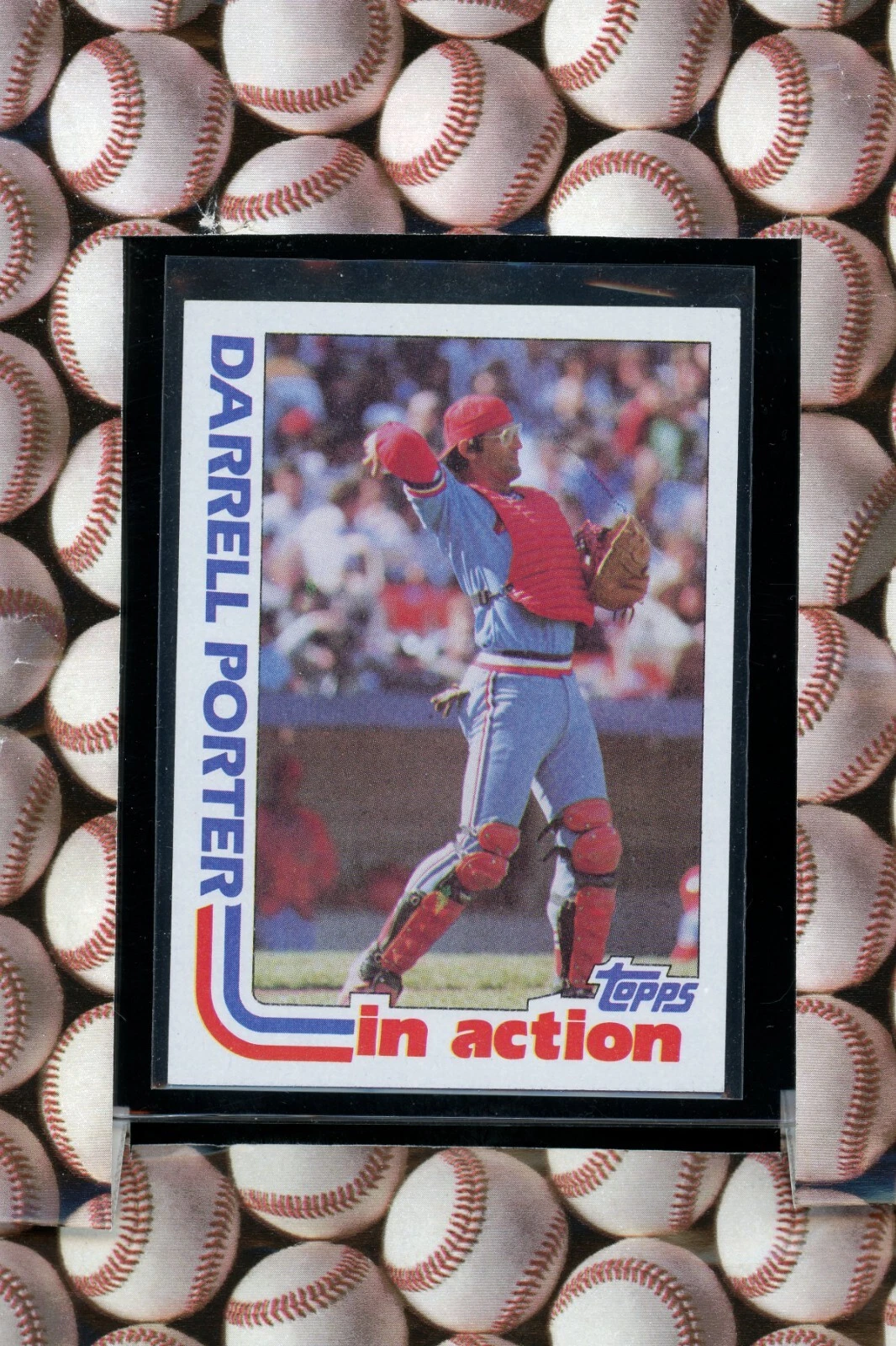 Darrell Porter trading card