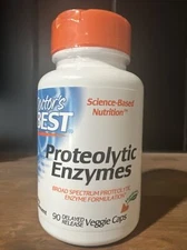 Doctor's Best Proteolytic Enzymes 90 Capsules Exp 6/2026 - New/Sealed!