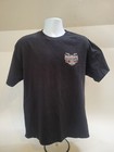 Woody's Hawaii Custom Built Motorcycle Tshirt Adult Size Large Black 100% Cotton