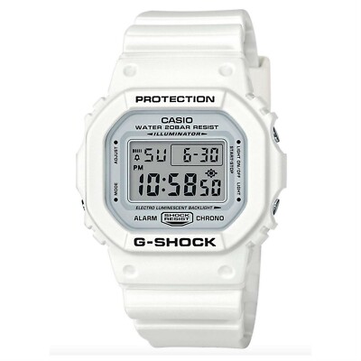 ☆ 新品未使用品 カシオ G-SHOCK ☆ DW-5600MW-7 ホワイト☆ Casio G-Shock Mens Digital White Sport Quartz Casio DW5600MW