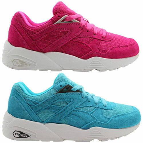 puma mesh trainers womens