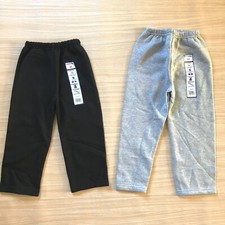 2X Kid Connection Boy Girl Unisex Warm Fleece Sweat Pants Size 4T 5T Gray Black