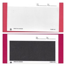 HECO or Uni-Safe 107 Dealer Cards White or Black SELECT COLOR & QUANTITY BELOW: